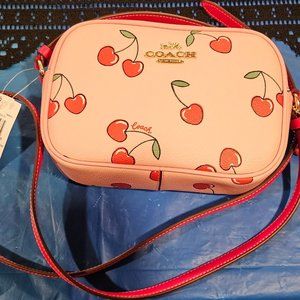 New Coach Cherry Jamie Mini camera bag